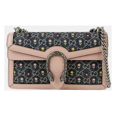 Gucci Blue/Pink Limited Edition GG Denim Small Dionysus Bag