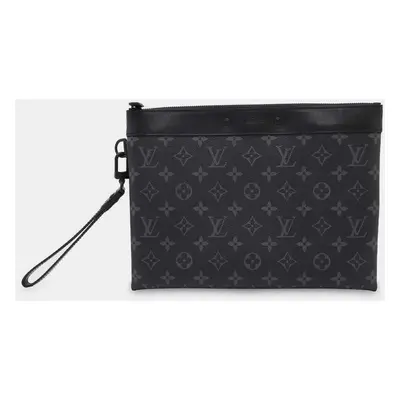 Louis Vuitton Noir Monogram Eclipse Pochette To Go Bag