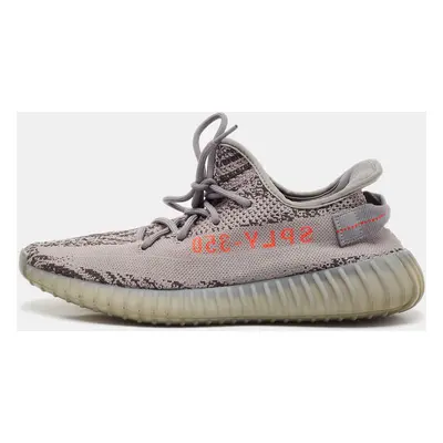 Yeezy x Adidas Grey Knit Fabric Boost V2 Beluga 2.0 Sneakers Size