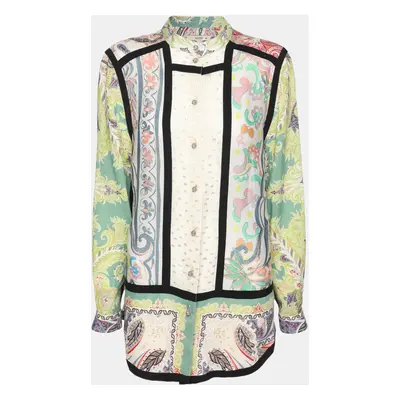 Etro Multicolor Printed Button Front Blouse