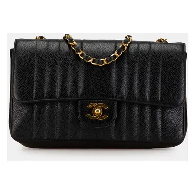 Chanel Black Medium Caviar Mademoiselle Flap