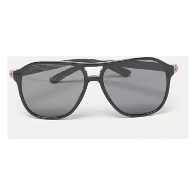 Bvlgari Black Diagono Square Sunglasses