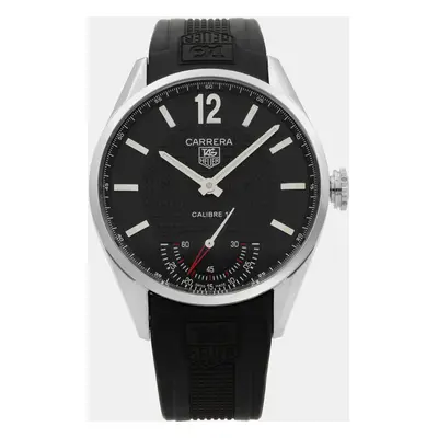 Tag Heuer Black Stainless Steel Carrera WV3010.EB0025 Manual Winding Men's Wristwatch mm