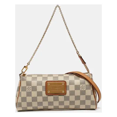 Louis Vuitton Damier Azur Canvas Eva Pochette Bag