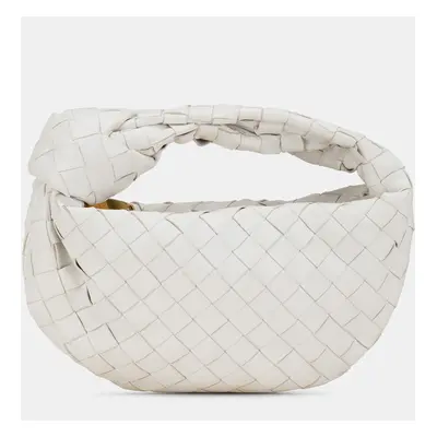 Bottega Veneta White Mini Nappa Intrecciato Jodie