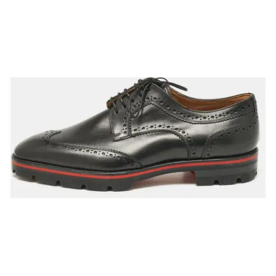 Christian Louboutin Black Leather Simon Derby Size 41.5