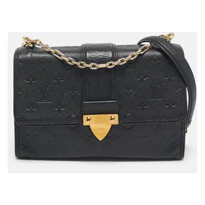 Louis Vuitton Black Monogram Empreinte Leather Saint Sulpice PM Bag