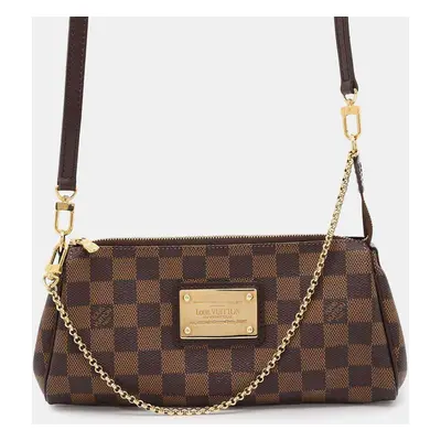 Louis Vuitton Brown Damier Ebene Canvas Eva Bag