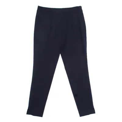 Emporio Armani Navy Blue Wool Tailored Trousers