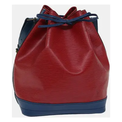 Louis Vuitton Red Epi Leather Noe Shoulder Bag