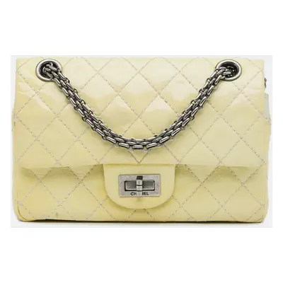 Chanel Yellow Patent Leather Mini Reissue Flap Bag