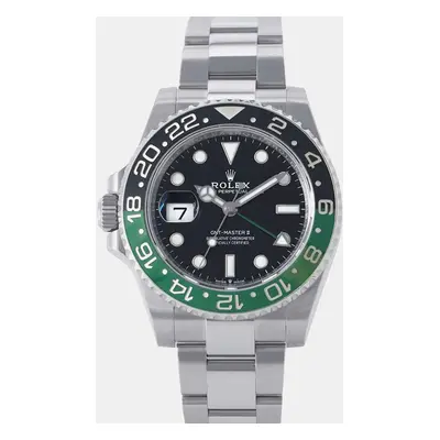 Rolex Black Stainless Steel GMT-Master II 126720VTNR Automatic Men's Wristwatch