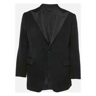 Ralph Lauren Purple Label Black Wool Single Breasted Blazer