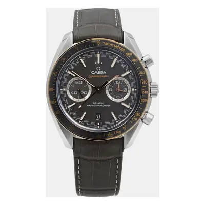 Omega Speedmaster Racing Steel Gold Grey Dial Men's Watch mm