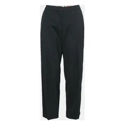 Emporio Armani Black Wool Tailored Pants