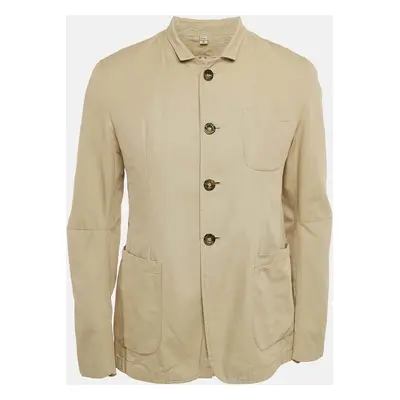 Burberry London Beige Cotton Single Breasted Jacket