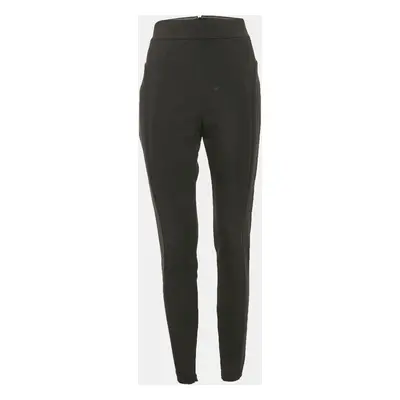 Elisabetta Franchi Black Nylon Leggings