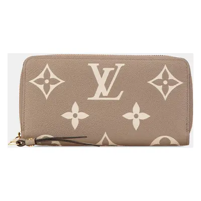 Louis Vuitton Brown Monogram Giant Empreinte Zippy Wallet