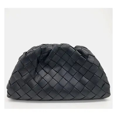 Bottega Veneta Black Leather Mash Butter Calf Crossbody Bag