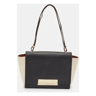 CH Carolina Herrera Tricolor Leather Casati Shoulder Bag