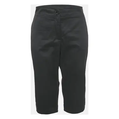 Kenzo Black Cotton Bermuda Shorts