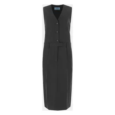 Prada Dark Grey Wool Dress Women’s IT