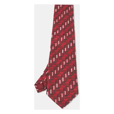 Valentino Multicolor Striped Jacquard Silk Tie