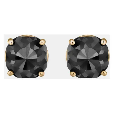 14K Yellow Gold Black Stone Stud Earrings (Appox 5.00 cts)