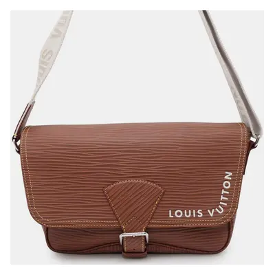 Louis Vuitton Brown Epi Montsouris Messenger Bag