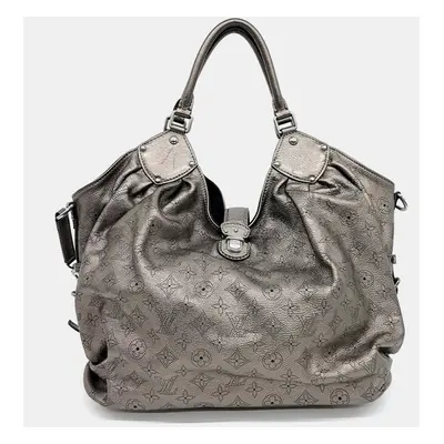 Louis Vuitton Silver Leather Mahina Bag