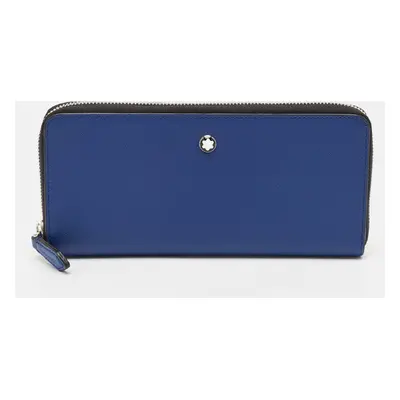 Montblanc Blue Leather Sartorial Phone Pouch