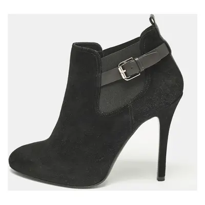 Ralph Lauren Black Suede Corina Booties Size