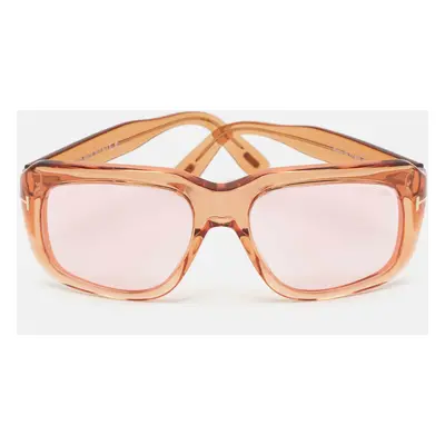 Tom Ford Orange/Pink Bailey TF Square Sunglasses