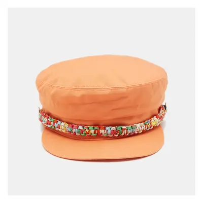 Hermès Orange Cotton Deauville Cap