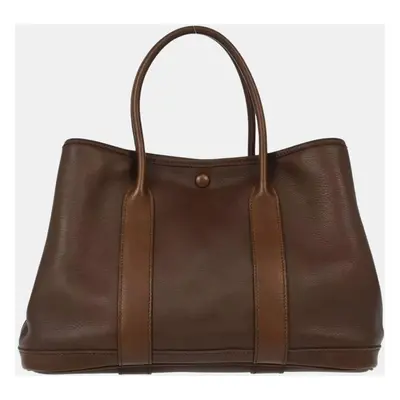 Hermes Leather Garden Party TPM Tote Bag