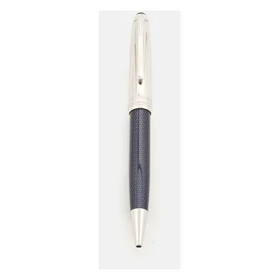 Montblanc Meisterstück Solitaire Doué Blue Hour Resin Silver Tone Classique Ballpoint Pen