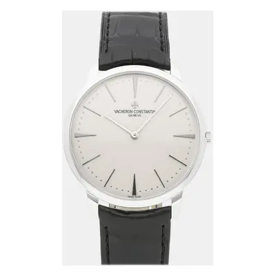 Vacheron Constantin Silver Platinum Patrimony 81180/000P-9332 Manual Winding Men's Wristwatch mm