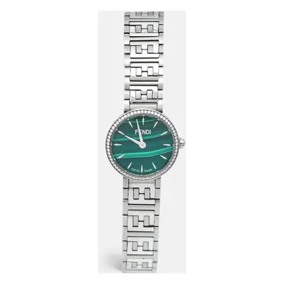 Fendi Green Stainless Steel Forever Fendi F103110901 Women's Wristwatch