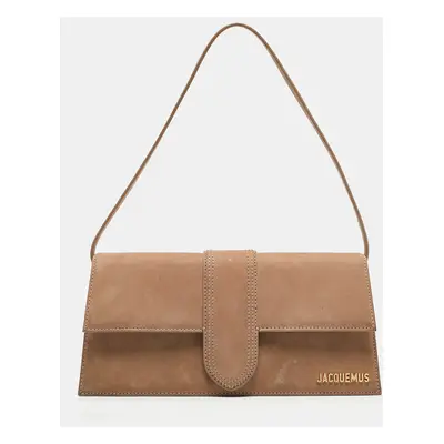 Jacquemus Brown Suede Le Bambino Long Shoulder Bag