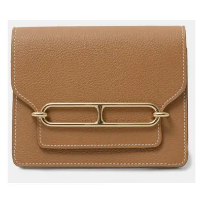 Hermes Gold Others Roulis Slim Wallet