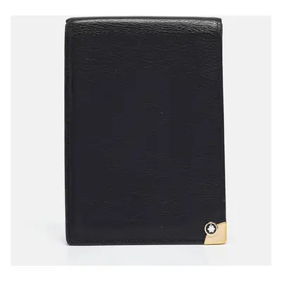 Montblanc Black Leather Meisterstuck Bifold Wallet