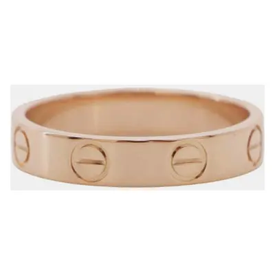 Cartier 18K Rose Gold Mini Love Ring EU