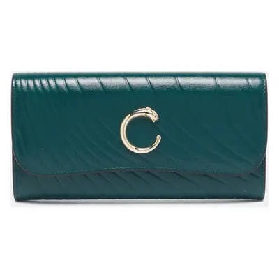 Cartier Green Quilted Leather Panthère De Cartier International Wallet