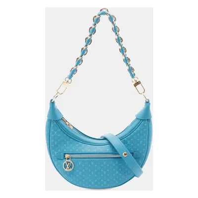 Louis Vuitton Blue Nanogram Loop Shoulder Bag