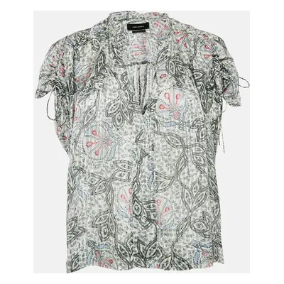 Isabel Marant Multicolor Printed Silk Blouse