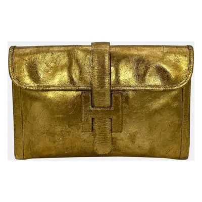 Hermes Gold Foil Jige Pm