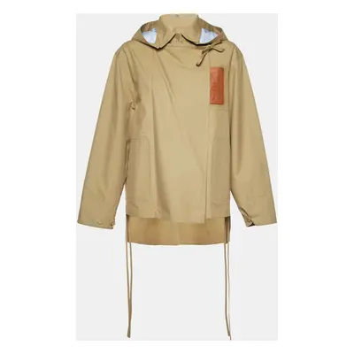 Loewe Beige Cotton Cut-Out Hooded Parka