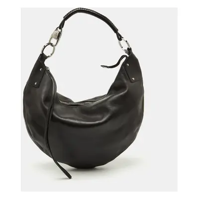 Gucci Black Leather Hobo