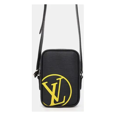 Louis Vuitton Noir Epi Leather Danube Lv Circle PM Bag