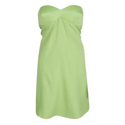 Emporio Armani Green Strapless Dress